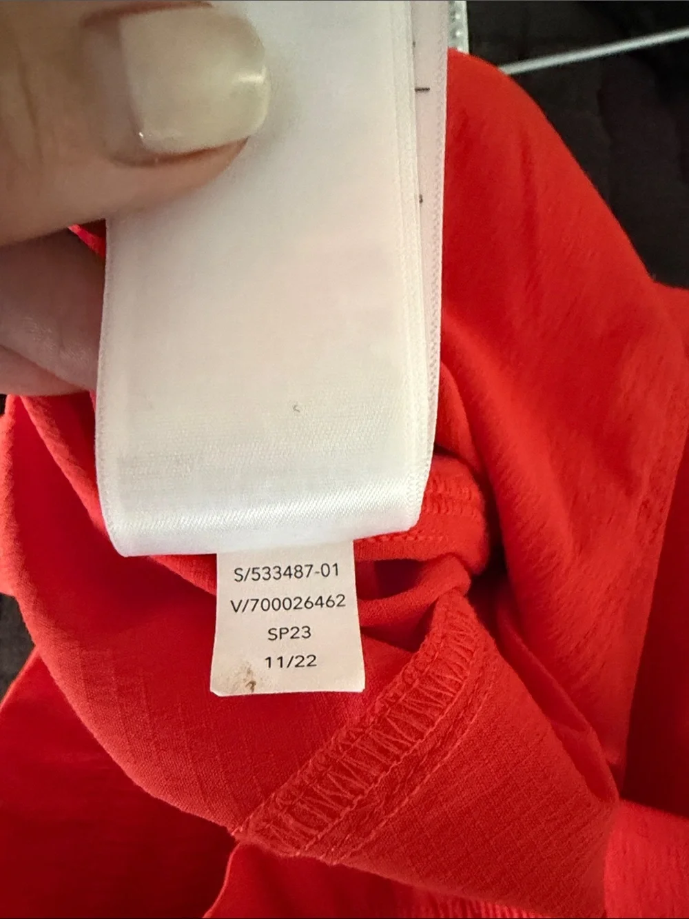 Athleta Trekkie Parachute Nylon Blend Pants Color: Vermillion Women's Sz 6 B156